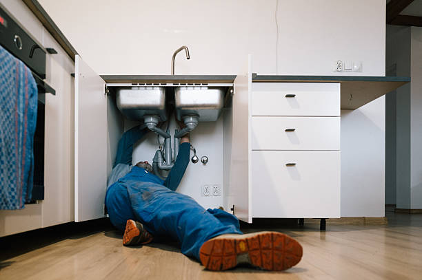 Professional Plumbing technician working in Bluff City, TN